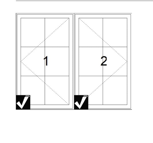 Andersen Window - Dual Casement 72 x 60in E Series