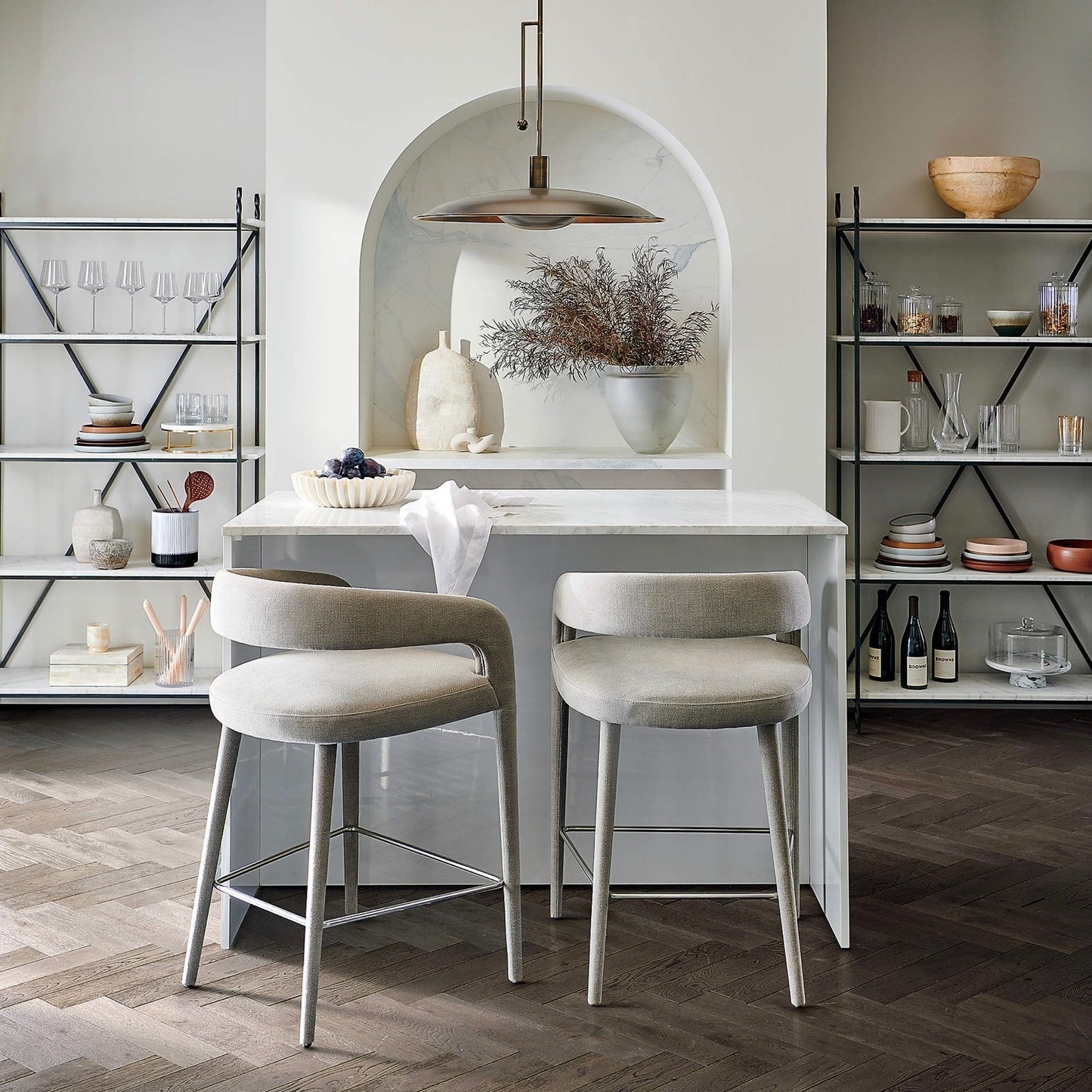 CB2 | Alavanca Oxidized Nickel Pendant Light