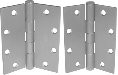 World Class Hinges | Five Knuckle Plain Bearing Hinge 4 x 4 Steel Box of 3