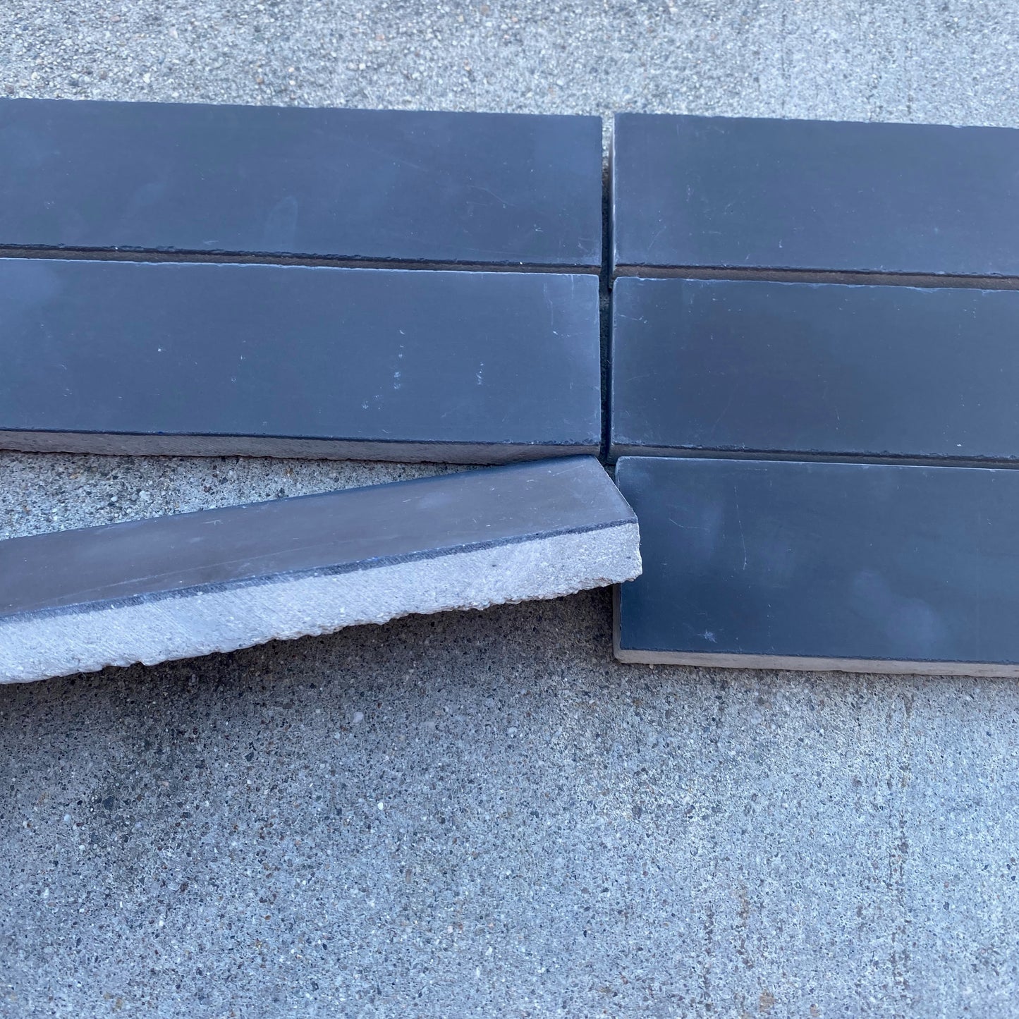 Clé Tile | Solid Black 2x8 Cement Tile