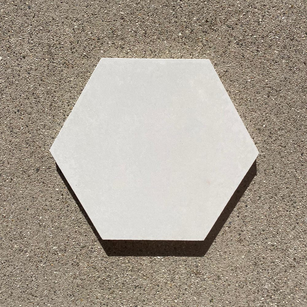 Concrete Collaborative | Laguna Ivory 8" Hex Tile