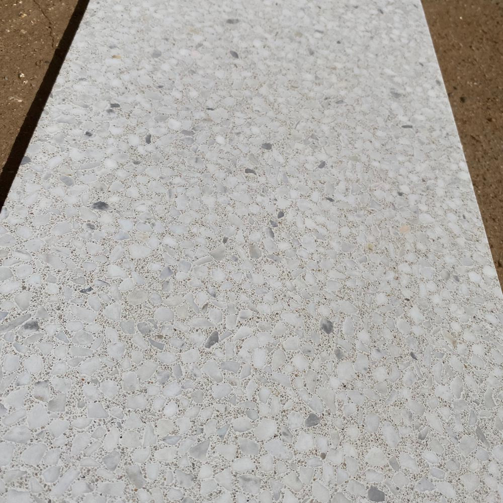 Concrete Collaborative | Trails Alabaster with Custom Marble Chip 12"x24"x5/8"