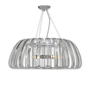 Justice | Bohemia Geminis 36 in Clear Crystal Chandelier Pol Chrome