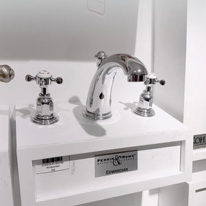 Rohl | Perrin and Rowe Edwardian High Neck Widespread Lav Faucet