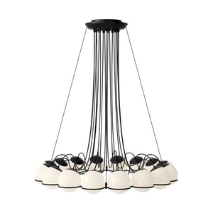 Gino Sarfatti | 2109-16-14 Chandelier in Black