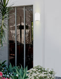 Justice | Cove ADA Large Up & Downlight Outdoor LED Wall Sconce  Matte Wht