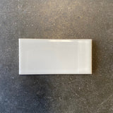 Heath Ceramics | 2x4 Dual Glaze Opaque Blend in Stone White, 122 + 114
