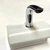 Webert | Aria Waterfall 2.2 Gal Per Min GPM Vessel Sink Faucet in Pol Chrome