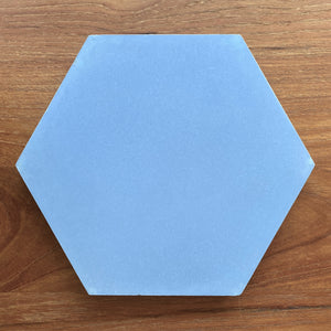 Clé Tile | Hex Solid in Nautical Blue 8x9x5/8