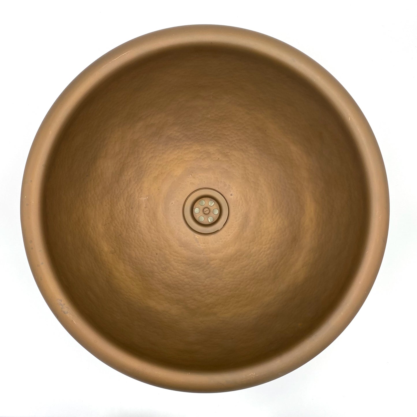 Herbeau | 18-1/8" "Rhone" Round Bowl SInk in Weathered Copper