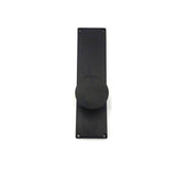 Emtek | Flat Black Modern Style 5-1/2 in C-to-C Dummy, Side plate Lockset