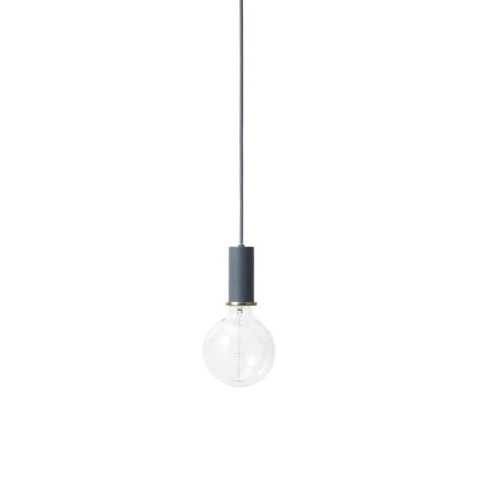 Ferm Living | Socket Pendant Low in Dark Blue