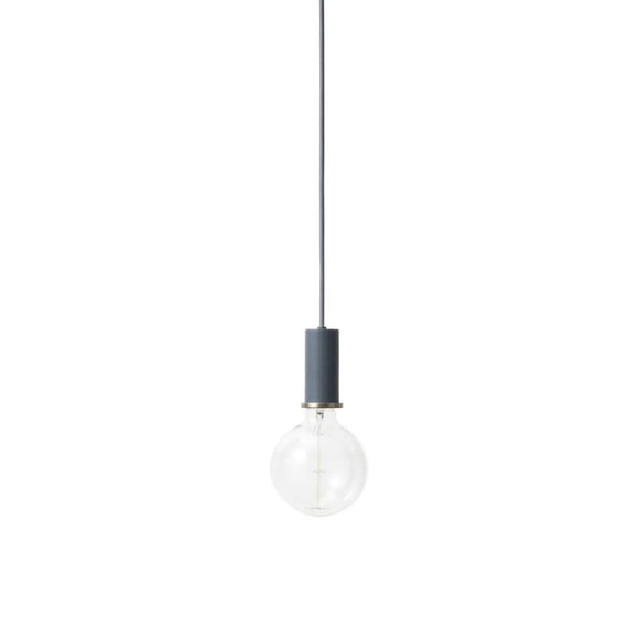 Ferm Living | Socket Pendant Low in Dark Blue