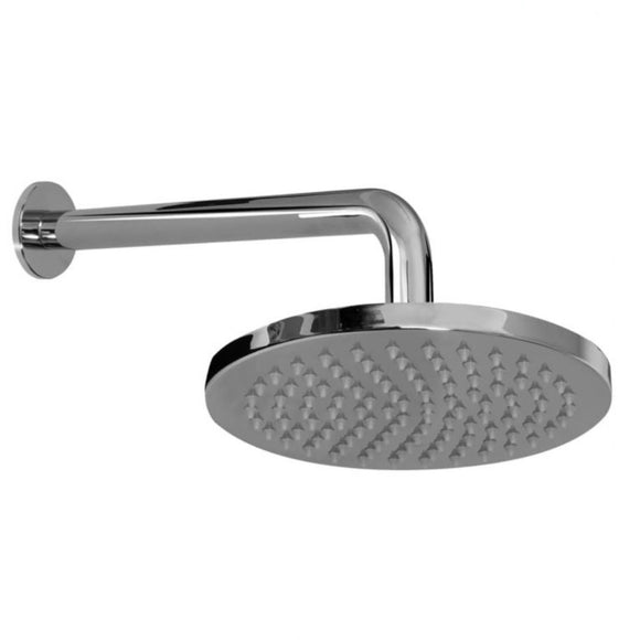Graff | Contemporary Showerhead with Arm in Polished Chrome