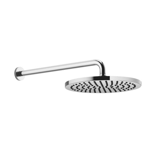 Dornbracht | Tara Wall Mounted Rain Shower Head and Arm in Polished Chrome