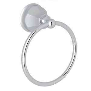 Rohl | Palladian Towel Ring in Polished Chrome.