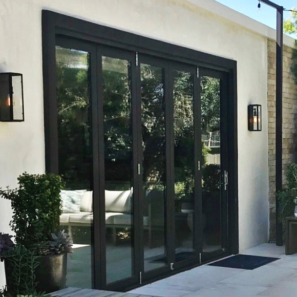 WinDor Systems | 3750 Folding Door System, Black Exterior and Interior