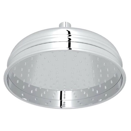 Rohl | 8" Berman Bordano Rain Anti-Calcium Showerhead - Polished Chrome