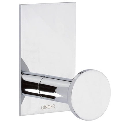 GINGER | Surface Single Robe Hook in Polished Chrome