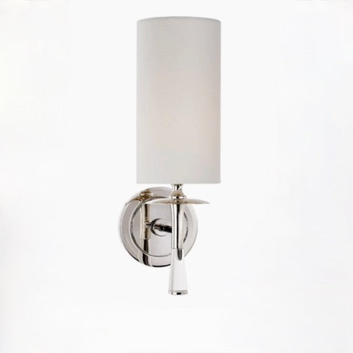 Visual Comfort & Co. | Aerin Collection Drunmore Single Sconce - Polished Nickel