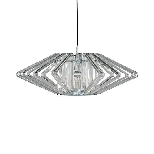 Justice | Bohemia Columba 29 in Clear Crystal Chandelier Pol Chrome