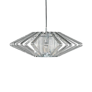 Justice | Bohemia Columba 29 in Clear Crystal Chandelier Pol Chrome