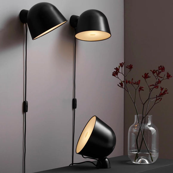 Woud | Kuppi Wall Lamp in Black