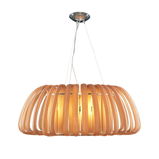 Justice | Bohemia Geminis 36 in Frosted Amber Crystal Chandelier Pol Chrome
