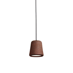 New Works | Material Pendant Light in Smoked Oak