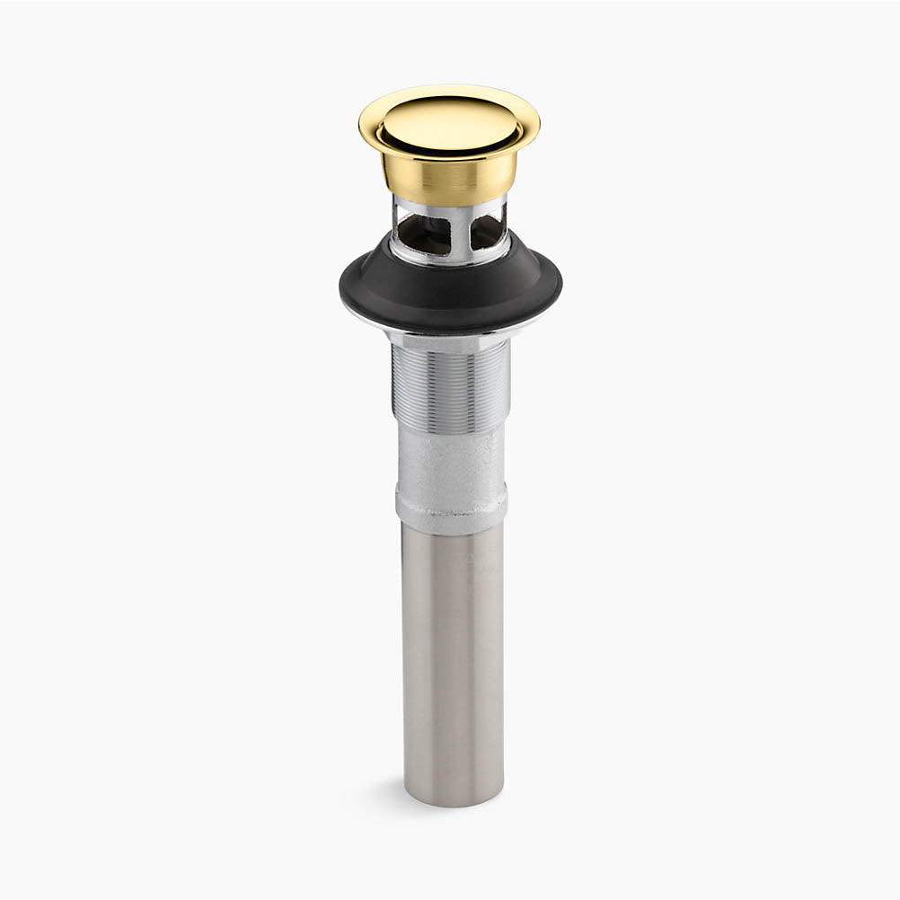 Kohler | Pop-Up Clicker Drain in Polished Brass