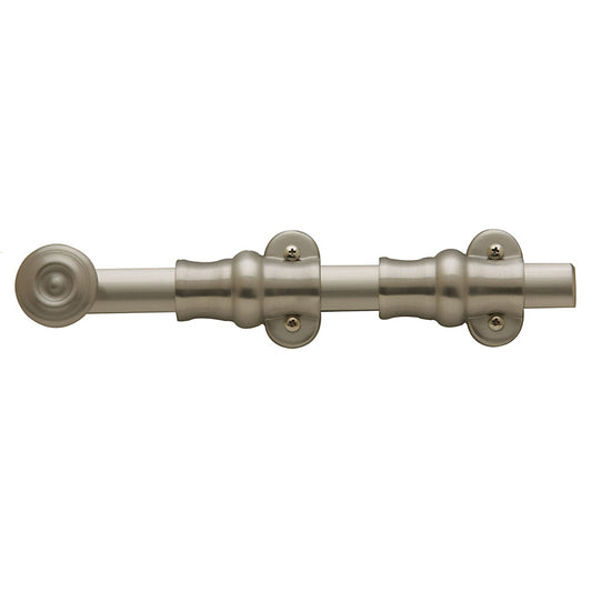 Baldwin | Ornamental Heavy Duty Surface Bolt in Satin Nickel