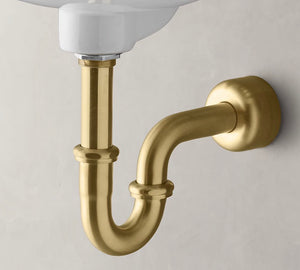 Restoration Hardware | Universal P Trap in Aged Brass