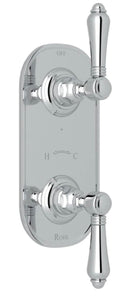 Rohl |Thermostatic and Diverter Control Trim in Polished Chrome