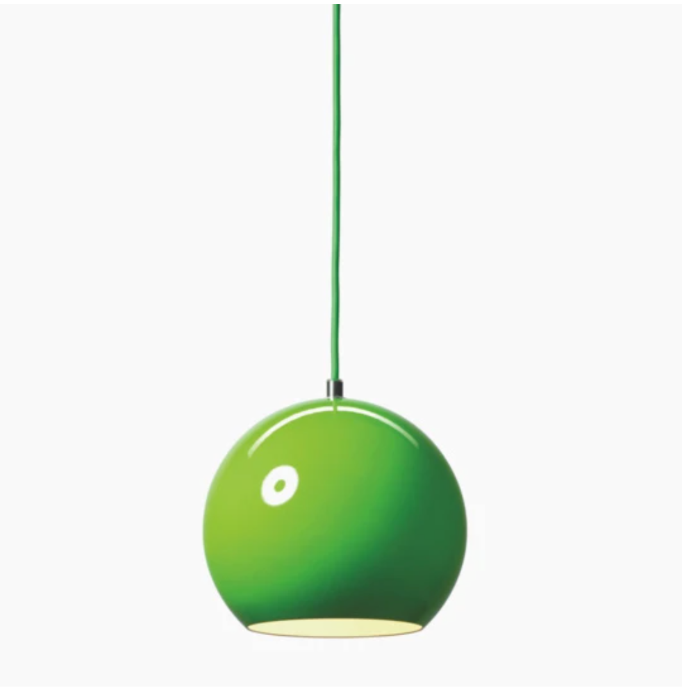 &Tradition | Topan Pendant in Bright Green Gloss