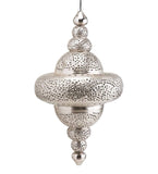 Viva Terra | Large Silver Moroccan Hanging Lamp