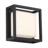 Modern Forms | Framed 8" Tall LED Outdoor Wall Sconce / Flush Mount Ceiling Fixture