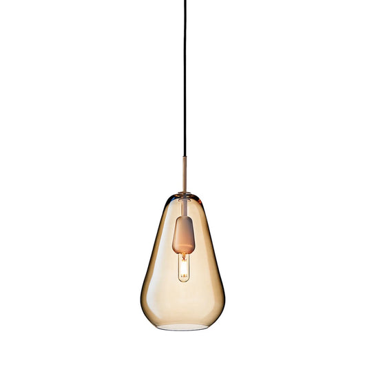 Nuura | Anoli 1 Pendant Blown Glass Medium in Gold & Black