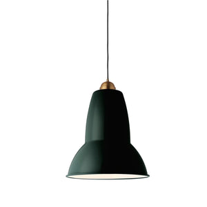 Anglepoise | Original 1227 Giant Brass Pendant Light in Midnight Green and Brass