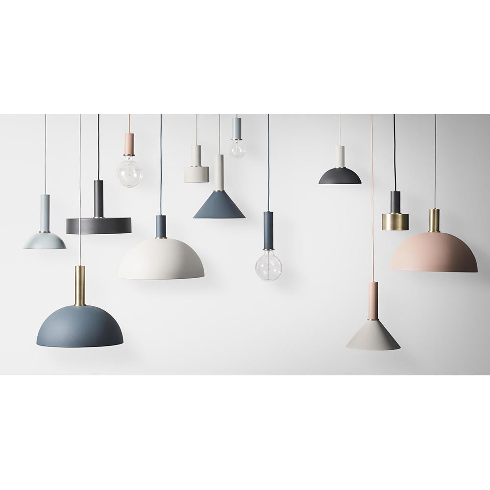 Ferm Living | Socket Pendant High in Dark Blue