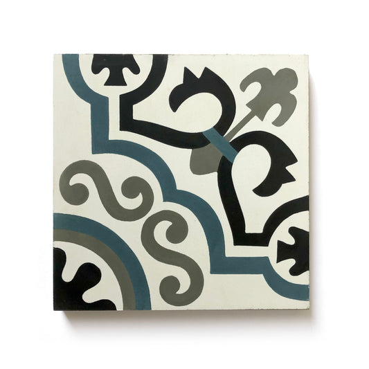 Lili Tile | Queen Pattern Cement Tile 8 x 8 in