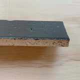 Clé | Basics Modern Farmhouse Brick Gloss Black Rectangle  - Crease Pattern