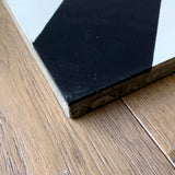 Clé | Cement Tictoc Black + White. 8” x 8” Tile