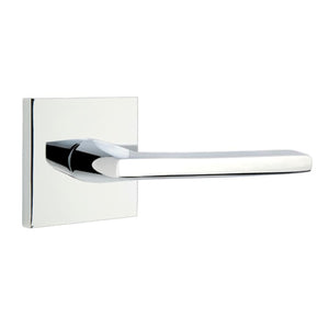 Emtek | Door Lever Helios Privacy Rect Rose RH Pol Chrome 8221HL0RHUS26