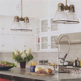 Urban Archaeology | Double Prismatic Industrial Hanging Light