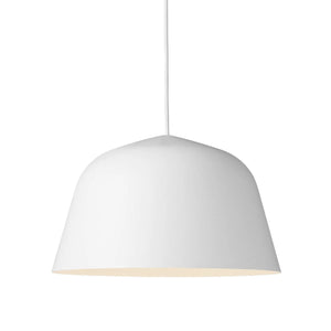 Muuto | Ambit Pendant Lamp in White Aluminum Bell-Shaped