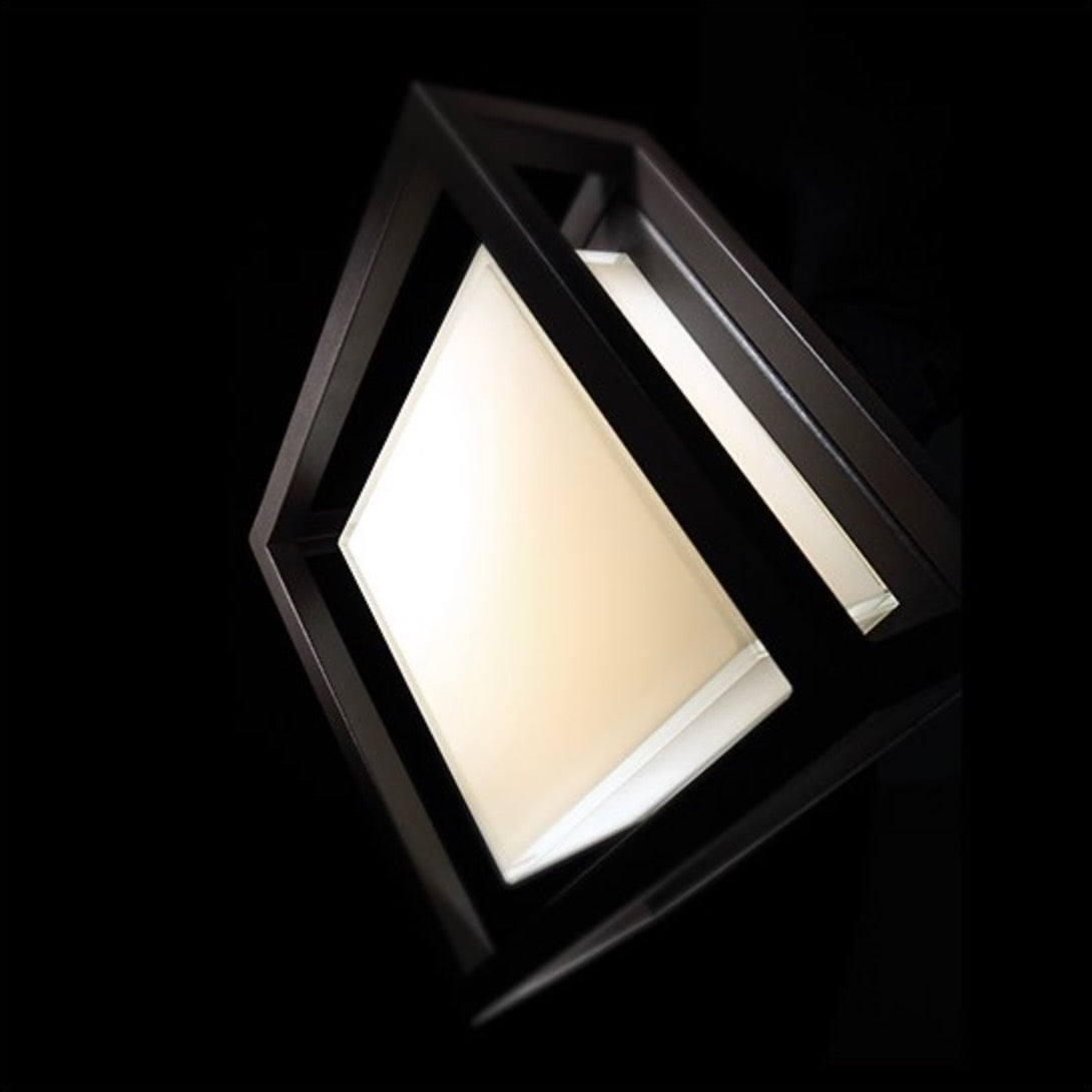 Modern Forms | Framed 8" Tall LED Outdoor Wall Sconce / Flush Mount Ceiling Fixture