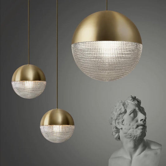 Tom Dixon | Lens Flair Pendant Light in Brushed Brass