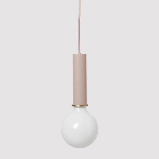 Ferm Living | Socket Pendant High in Rose 5113-US