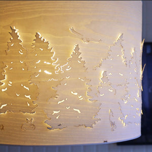 Catherine Kullberg Lighting | Norwegian Forest Pendant Light Birch Wood Large
