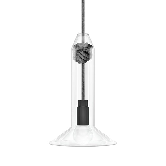 Vitamin Lighting | Small Knot Pendant Light with Grey Cord